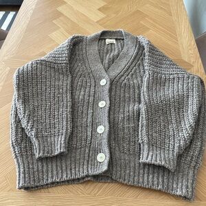Babaa No. 19 Dark Mist Cardigan one size